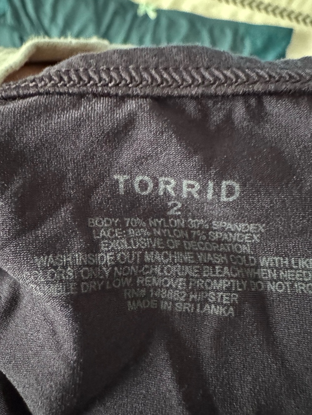 Torrid Hipster Panties underwear Women’s size 2 spiderwebs glow in the dark - Picture 8 of 8